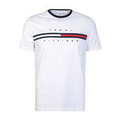 Hilfiger汤米男t恤夏新款 休闲圆领短袖 刺绣标半袖 Tommy 男装 上衣