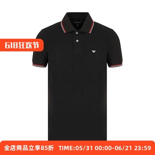 EMPORIO ARMANI阿玛尼男士短袖polo衫夏新款半袖商务休闲翻领男装