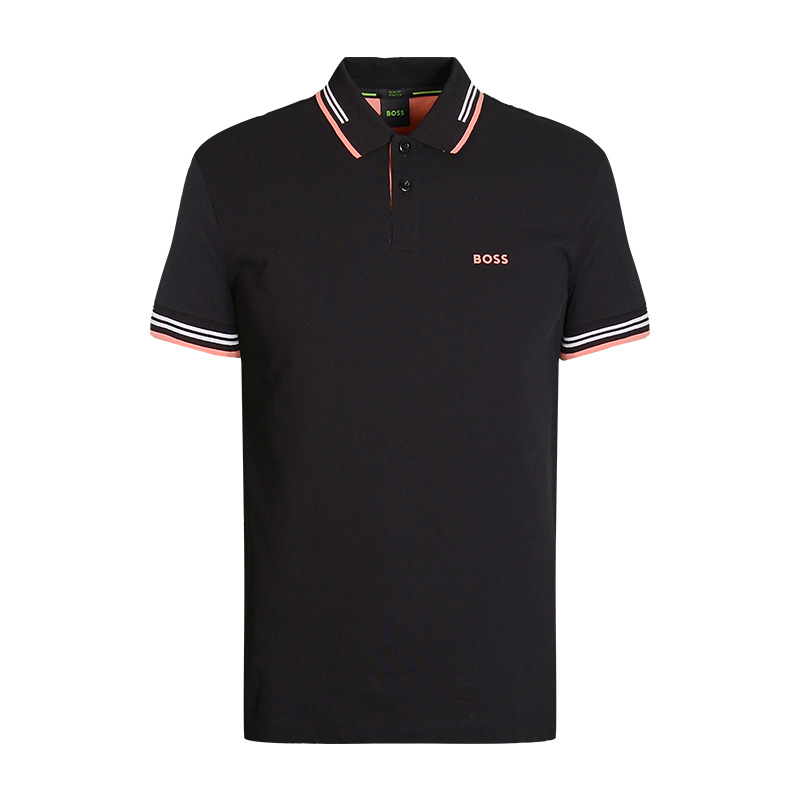 Hugo Boss雨果博斯男士短袖POLO衫夏季新款翻领半袖修身微弹男装