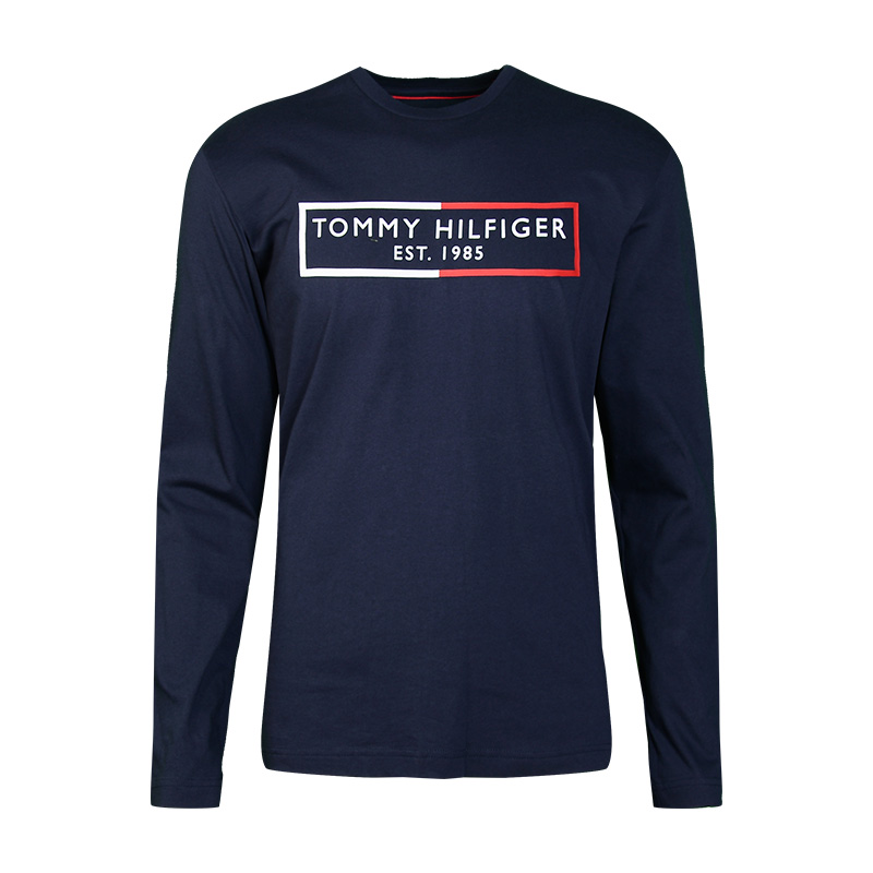 tommy长袖休闲时尚男士新款t恤