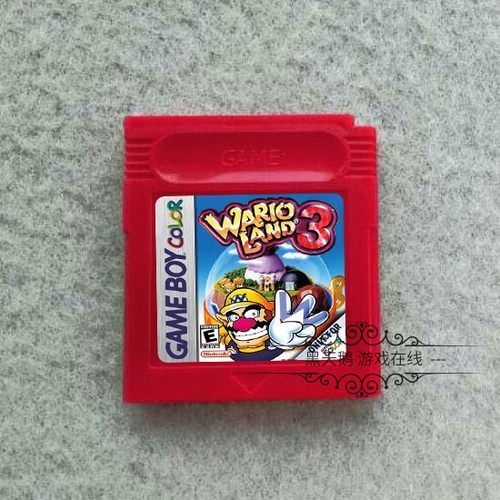 GBC游戏卡带 瓦里奥大陆3  不可思议的八音盒 英文版