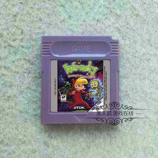 GBC游戏卡带 GB GBP GBA SP适用 Wendy - Every Witch Way 英文版