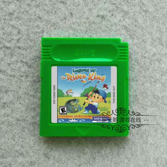 GB游戏卡 GBC SP适用 钓鱼太郎 Legend of the River King 英文版