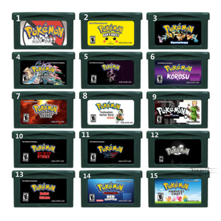 GBA游戏卡带 口袋妖怪 Pokemon 宝可梦系列 英文版