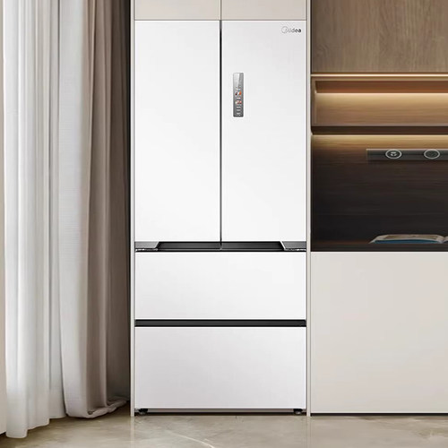 【双系统M60超薄零嵌】美的536WUFPZE 法式四门多门变频家用冰箱