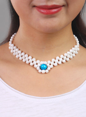 甲状腺遮挡疤痕大气颈部锁骨链