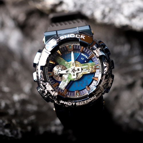 卡西欧收藏双显联名时尚腕表