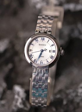 卡西欧手表女sheen太阳能商务守护星礼盒款指针学生SHS-4530D-7A