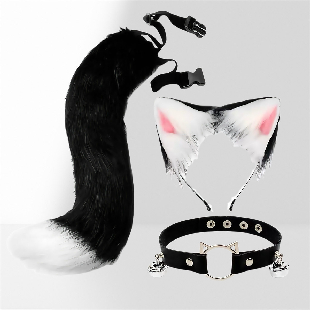 尾巴cos玩具猫耳猫尾套装
