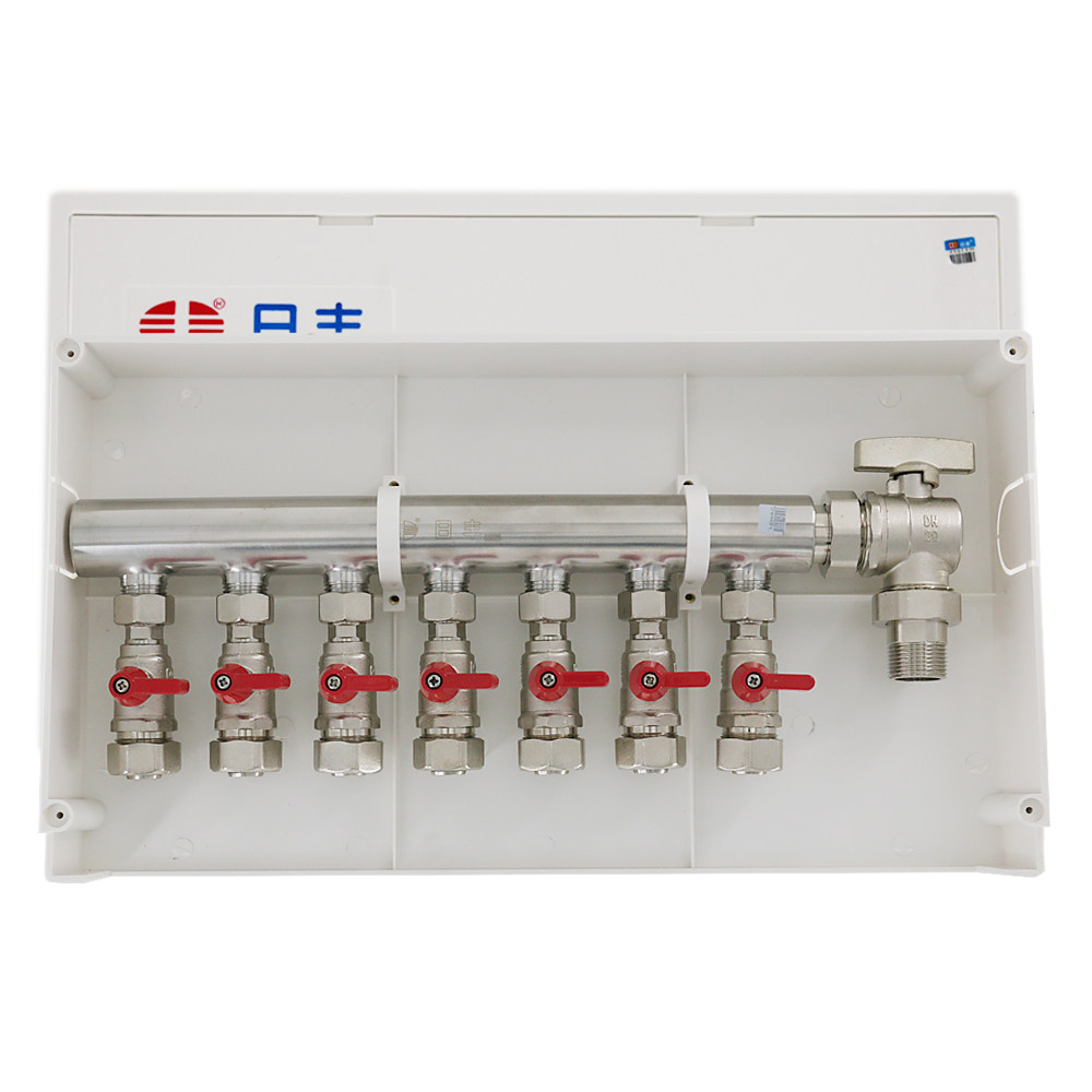 日丰304不锈钢给水分水器f1-7口/7位1216/1418/1620标准型套装