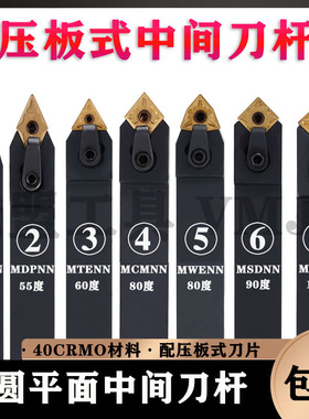 数控压板式外圆中尖刀杆MVVNN/MCMNN/MTENN/MWENN2020K08/2525M12