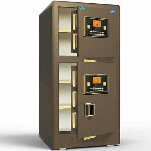 虎牌保险柜 办公家用双门保险箱90S大型保管柜箱  全钢防盗电子