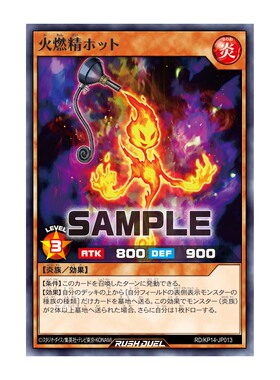 【布鲁斯卡牌】游戏王RD 火燃精 热灵N kp14-jp013