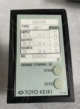 议价TOYO KEIKI DGP-1 DC 0-10V  DC24V
