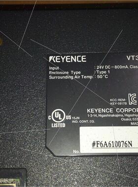 议价VT3-V7R KEYENCE 触摸屏 人机介面 20230426