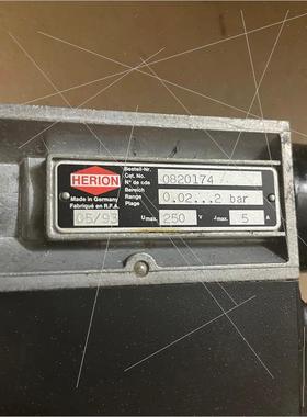 议价HERION 0820174 0.02-2bar 250V 5A