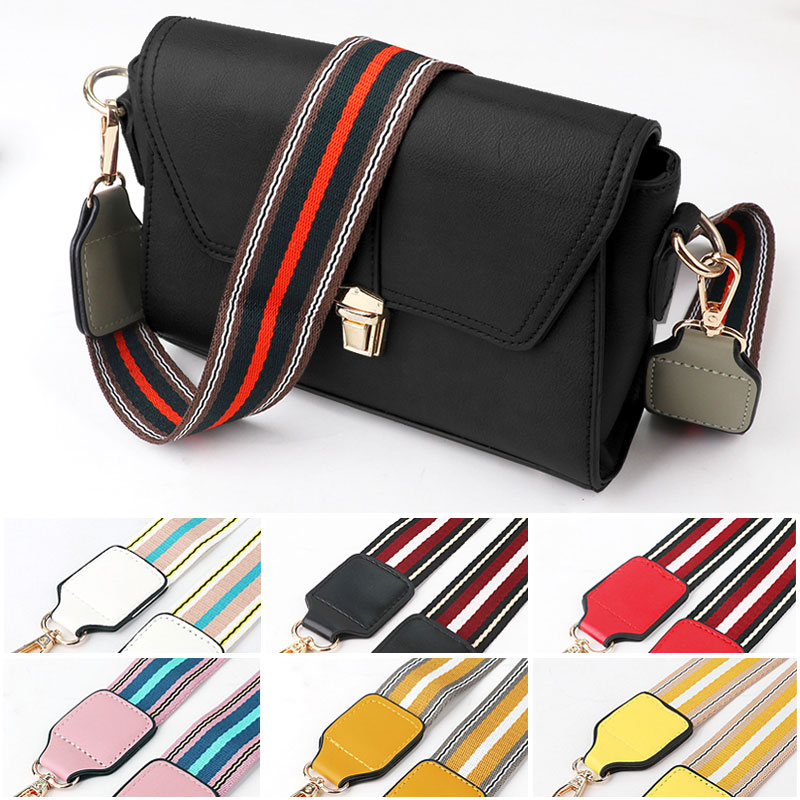 帆布单肩斜跨替换编织包带