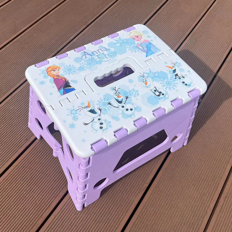 冰雪奇缘日本款儿童便捷折叠凳