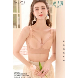 商场同款法曼儿挺丰满FM10207记忆钢圈调整型文胸聚拢定型收副乳