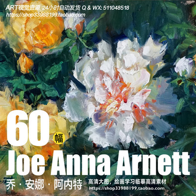 乔安娜阿内特Joe Anna Arnett 静物风景油画作品高清大图临摹素材