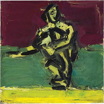 弗兰克·奥尔巴赫Frank Auerbach英国当代风景油画高清大图素材