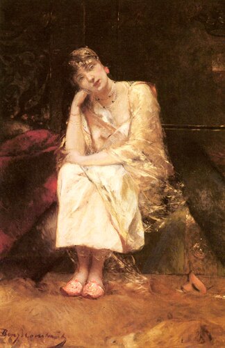 法国本杰明·康斯坦特Jean-Joseph Benjamin-Constant绘画作品