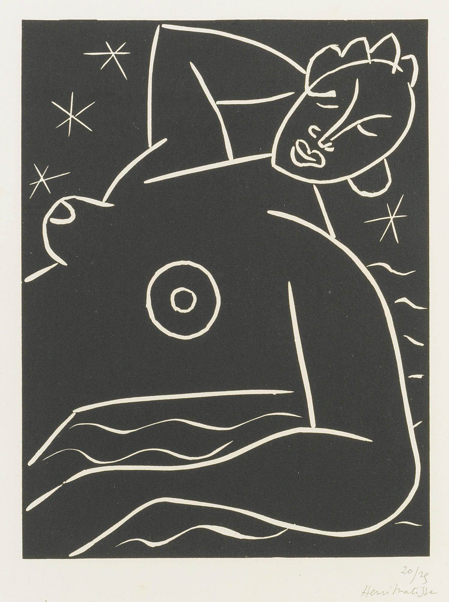 亨利·马蒂斯 henri matisse 素描速写单色版画高清临摹素材资源