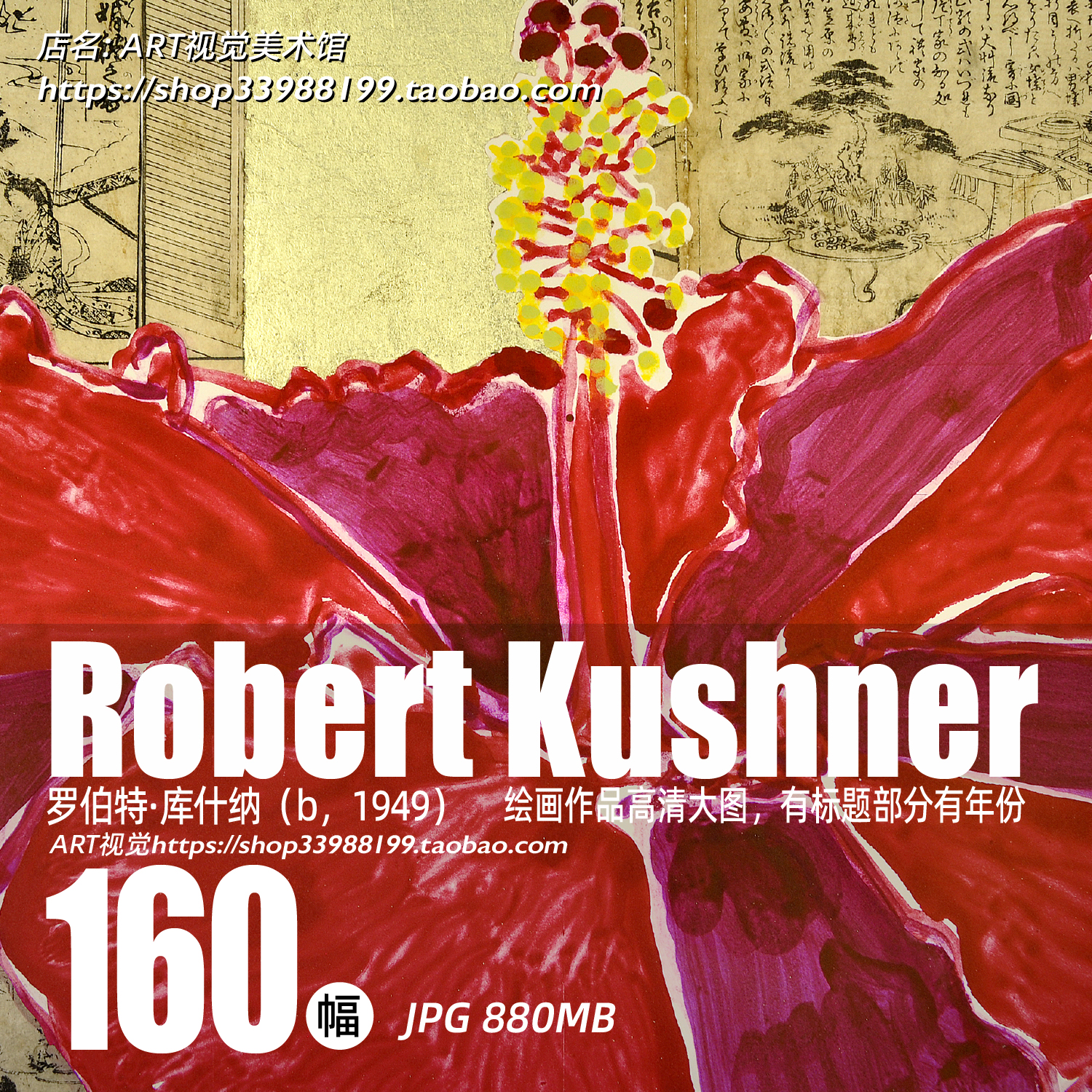 罗伯特库什纳Robert Kushner拼贴版画绘画作品合集电子图片资料