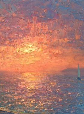 德米特里奥林Dmitry Oleyn刮刀现代油画作品高清大图学习临摹素材