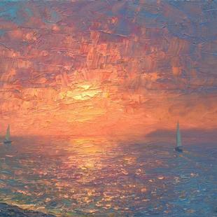 德米特里奥林Dmitry Oleyn刮刀现代油画作品高清大图学习临摹素材