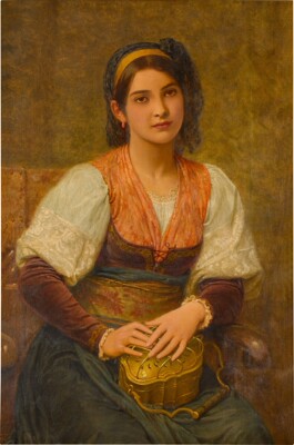 佩鲁吉尼肖像油画高清临摹素材