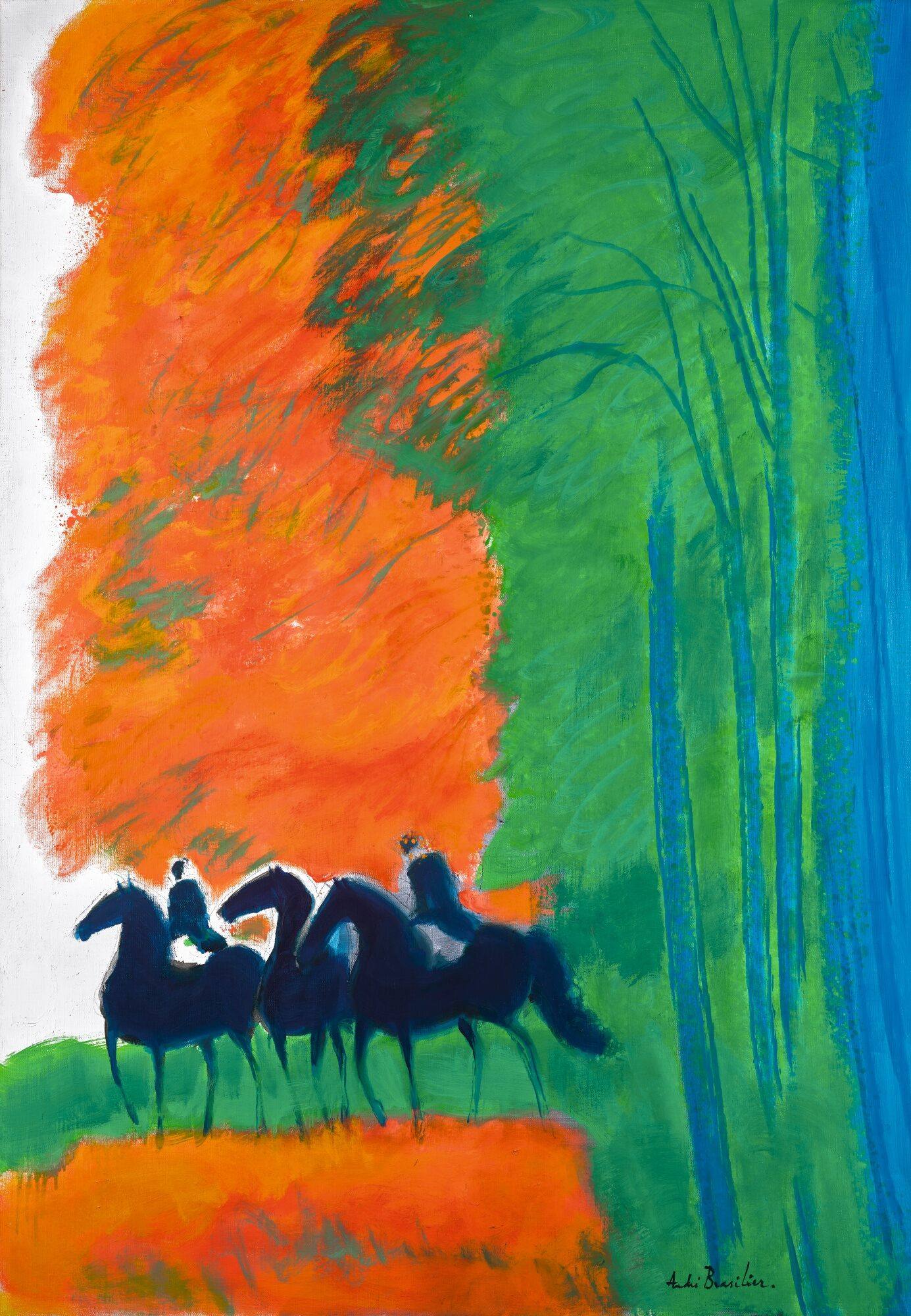 安德烈·布拉吉利andre brasilier 绘画高清法国简约浪漫主义素材