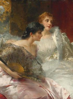 康拉德·凯塞尔conrad kiesel人物肖像油画作品高清图片电子图库