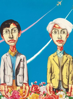 曾梵志ZENG FANZHI油画作品高清大图JPG绘画学画临摹素材