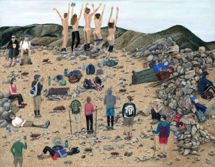 学画临摹JPG大图美术绘画考级素材 Moon插画作品集 Paige Jiyoung