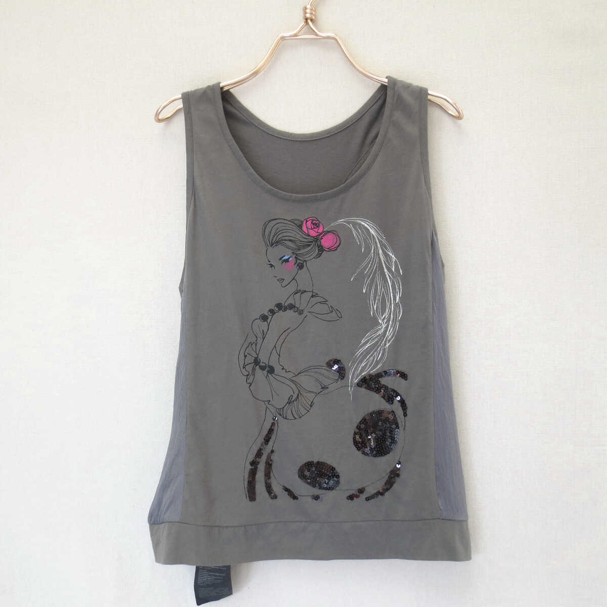 超好看女士正品夏季圆领全棉上衣