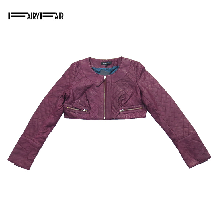 淑女屋皮衣冬款高端正品夹层