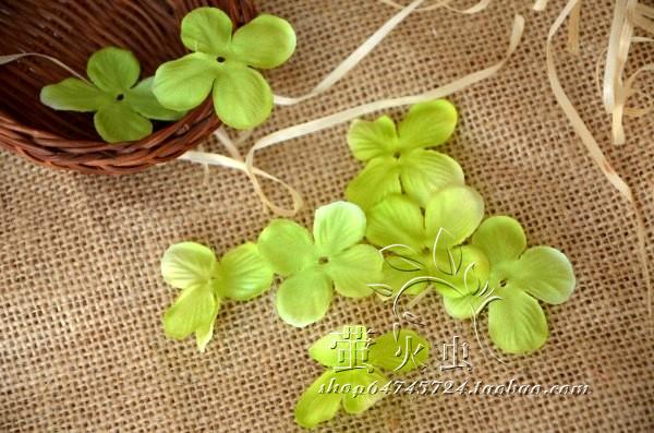 森女系DIY手工材料干花绿色绣仿真花/假花