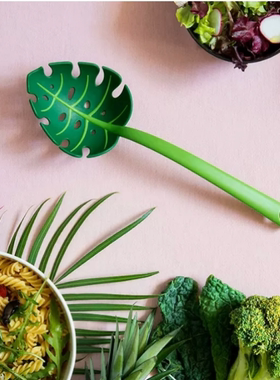 正品以色列Ototo丛林漏勺Jungle叶子调羹捞面蔬菜滤汤火锅勺汤勺