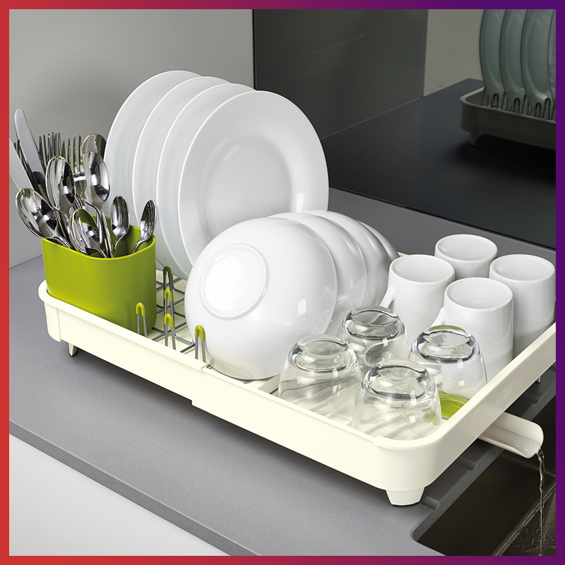 厨房Joseph可伸展树脂厨房沥水架