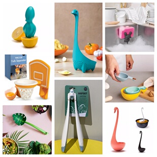 OTOTO苹果去核器大汤勺沙拉夹子柠檬器锅铲开瓶器厨撒热器海绵擦