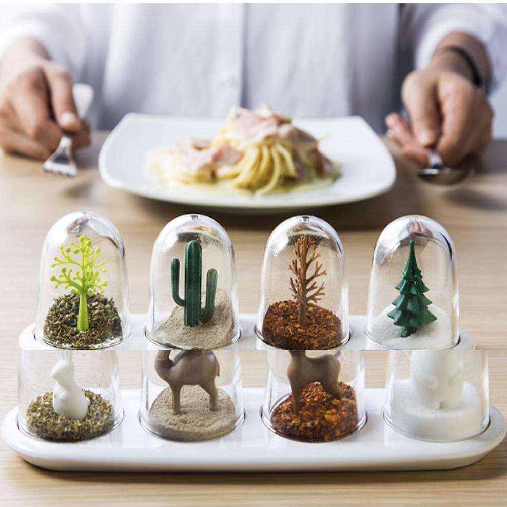 泰国进口Qualy设计创意季节滋味调味罐厨房摆件调料瓶佐料瓶小物