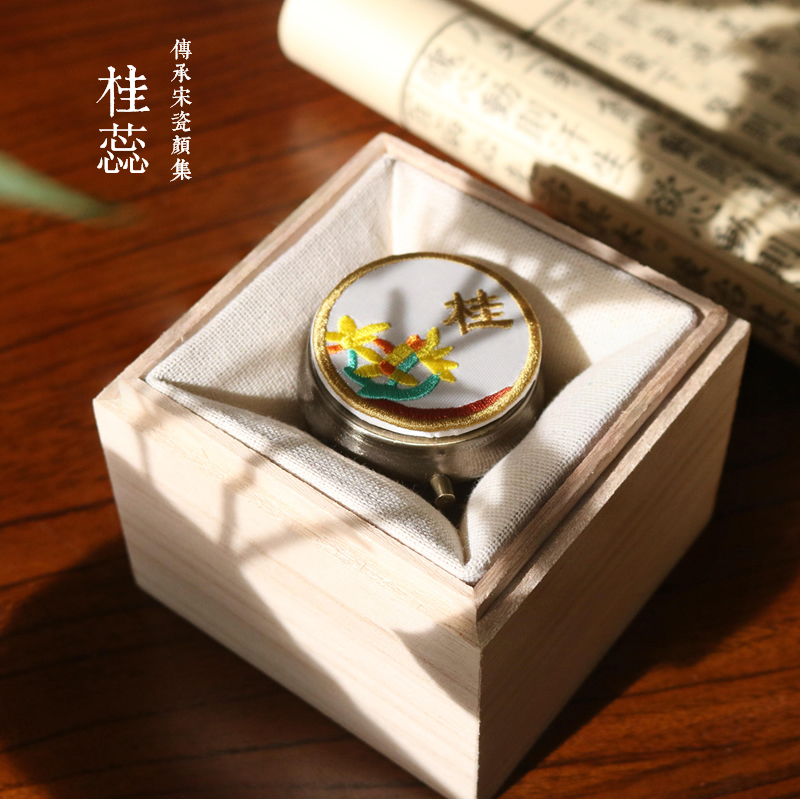桂蕊幽香花香桂花香膏精油固体女淡香古风香水身体桂花香天然怡人