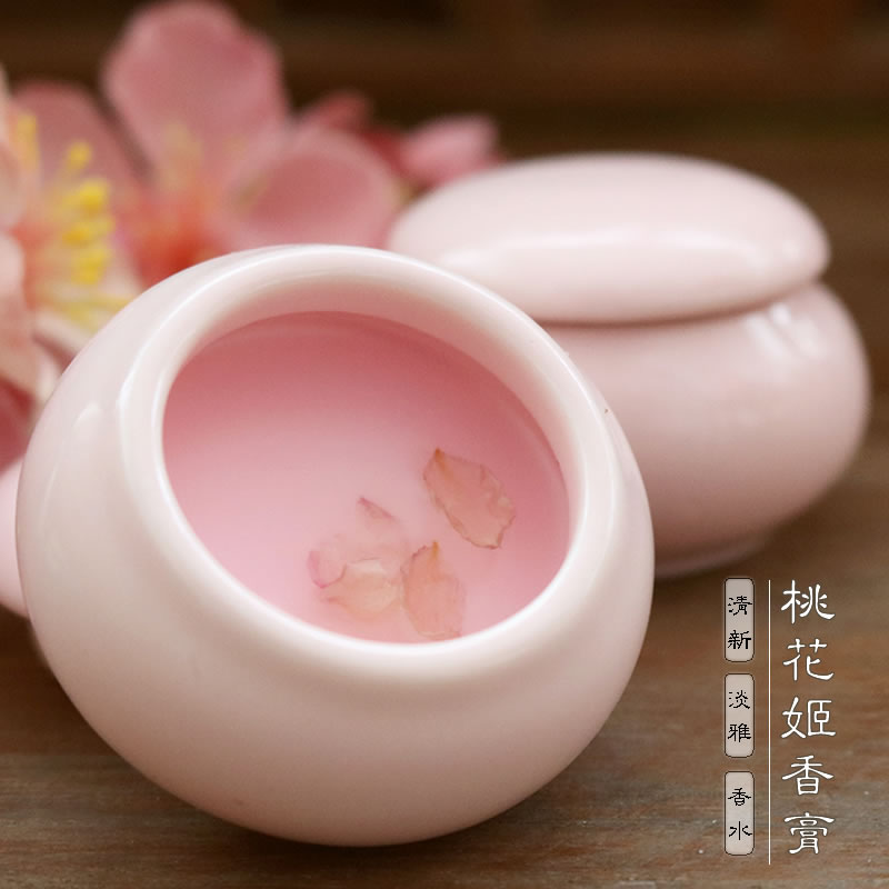 梦漫黛『桃花』古风香膏古法固体淡香水涂抹式鹅梨帐中香二苏旧局
