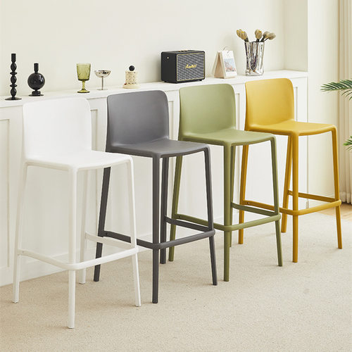 北欧吧台椅家用现代简约高脚凳户