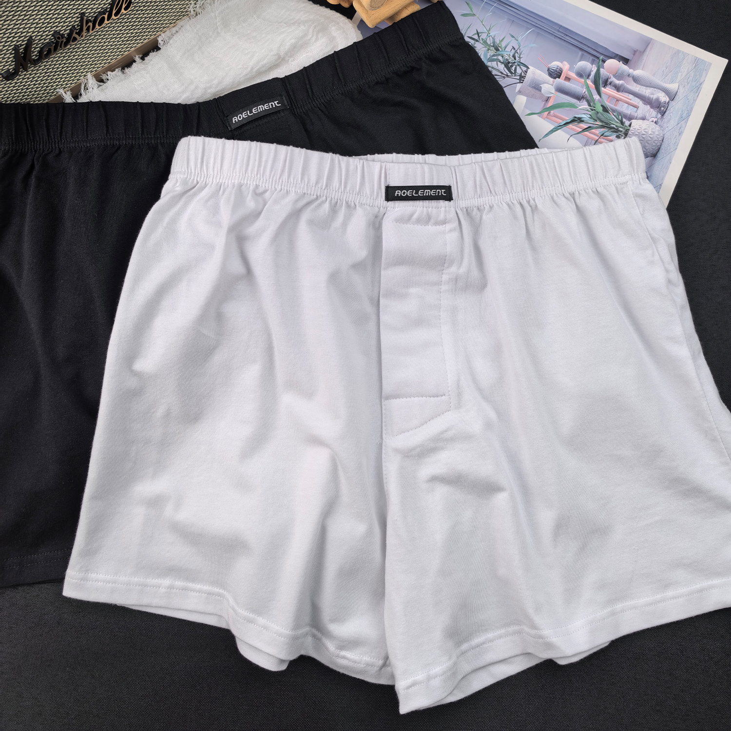 纯棉柔软舒适的阿罗裤纯色基础经典款阿罗裤可内穿男士阿罗裤