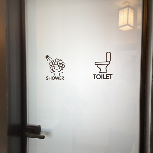 Simple black shower take a shower Shower Room TOILET Glass sliding door Wall stickers waterproof Paste Paper Modern cartoonin the Home accessories , Stickers , Ceramic tile/Glass Sticker  category - from Buy2taobao.com to provide professional Taobao agent buy service