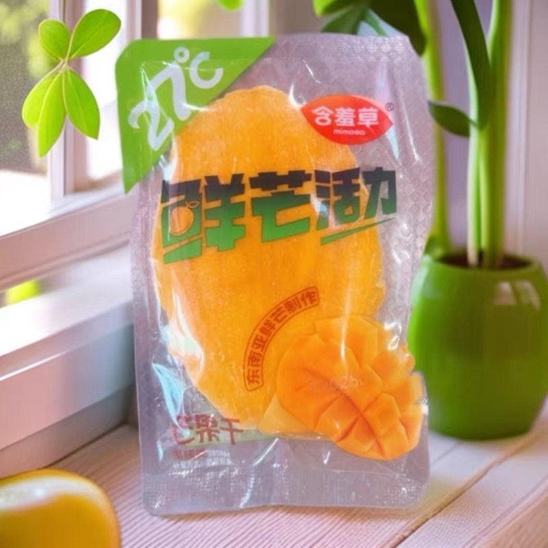 贪吃飒27度芒果干休闲零食果脯果干蜜饯芒果干办公室休闲零食