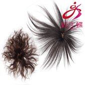 枝生蝶假发真人发丝头顶头皮璇卷发直发片补稀疏薄款 隐形补发片