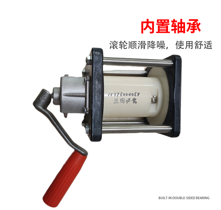 不锈钢旗杆配件锥形旗杆升降内置绕绳器手摇 搅线盘升降器升旗杆